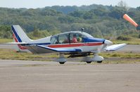G-ELUN @ EGFH - Visiting Robin DR-400. - by Roger Winser