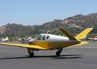N4290B @ SZP - 1955 Beech F35 BONANZA, Continental E-225-8 225 Hp, taxi with left turn signal? - by Doug Robertson