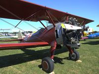 F-AZMZ @ LFFQ - Stearman E75 (partly altered with longer upper wing - probably for movie purposes) at the Meeting Aerien 2012, La-Ferte-Alais - by Ingo Warnecke