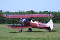 F-AZMZ @ LFFQ - Stearman E75 (partly altered with longer upper wing - probably for movie purposes) at the Meeting Aerien 2012, La-Ferte-Alais - by Ingo Warnecke