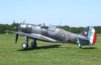 G-CCVH @ LFFQ - Curtiss H-75A-1 Hawk at the Meeting Aerien 2012, La-Ferte-Alais - by Ingo Warnecke