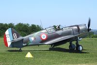 G-CCVH @ LFFQ - Curtiss H-75A-1 Hawk at the Meeting Aerien 2012, La-Ferte-Alais