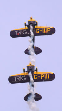 G-IIIP @ EGTH - TRIG Aerobatic Team at Shuttleworth Sunset Air Display, August 2012