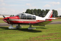 G-CBZK @ EGBR - Robin DR-400-180 Regent at The Real Aeroplane Club's Summer Madness Fly-In, Breighton Airfield, August 2012. - by Malcolm Clarke