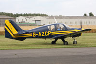 G-AZCP @ EGBR - Beagle B-121 Pup 100 at The Real Aeroplane Company's Summer Madness Fly-In, Breighton Airfield, August 2012. - by Malcolm Clarke