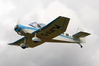 G-AWFW @ EGBR - Jodel D-117 at The Real Aeroplane Club's Summer Madness Fly-In, Breighton Airfield, August 2012. - by Malcolm Clarke