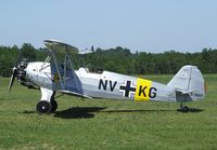 D-ENAY @ LFFQ - Focke-Wulf Sk12 / Fw 44J Stieglitz at the Meeting Aerien 2012, La-Ferte-Alais