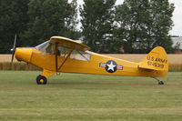 G-FUZZ @ EGBR - Piper L-18C Super Cub at The Real Aeroplane Company's Summer Madness Fly-In, Breighton Airfield, August 2012. - by Malcolm Clarke