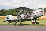 G-ABVE @ EGBR - Arrow Active 2 at The Real Aeroplane Club's Summer Madness Fly-In, Breighton Airfield, August 2012. - by Malcolm Clarke