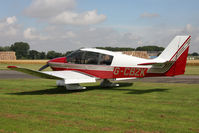 G-CBZK @ EGBR - Robin DR-400-180 Regent at The Real Aeroplane Club's Summer Madness Fly-In, Breighton Airfield, August 2012. - by Malcolm Clarke