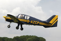 G-AZCP @ EGBR - Beagle B-121 Pup 100 at The Real Aeroplane Company's Summer Madness Fly-In, Breighton Airfield, August 2012. - by Malcolm Clarke