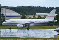 P4-VNL @ EGLF - Global Jet Luxembourg - by Chris Hall
