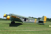 F-AZJU @ LFFQ - CASA 352L (Junkers Ju 52/3m) at the Meeting Aerien 2012, La-Ferte-Alais