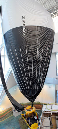 N50DE - First Crossing of the Atlantic by Balloon - On display at the Albuquerque Balloon Museum (Replica?) - by Zane Adams
