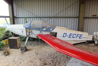 D-ECFE @ EGTN - stored in bits at Enstone Airfield - by Chris Hall