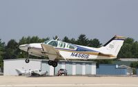 N4561S @ KOSH - Beech B55 - by Mark Pasqualino