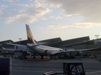 D-AIHP @ KLAX - Taken with the last bits of light left