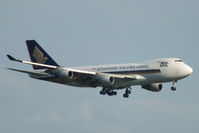 9V-SFJ @ EGLL - Singapore Airlines Cargo - by Chris Hall