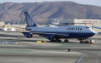 N118UA @ KSFO - Boeing 747-400 - by Mark Pasqualino