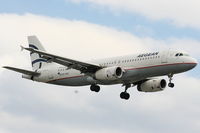 SX-DVR @ EGLL - Aegean Airlines - by Chris Hall
