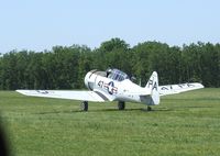 F-AZRB @ LFFQ - North American SNJ-5 Texan at the Meeting Aerien 2012, La-Ferte-Alais