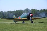 F-AZZM @ LFFQ - North American AT-6B Texan (converted to A6M Zero-look-alike) at the Meeting Aerien 2012, La-Ferte-Alais - by Ingo Warnecke