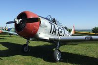 F-AZBE @ LFFQ - North American T-6C Texan at the Meeting Aerien 2012, La-Ferte-Alais