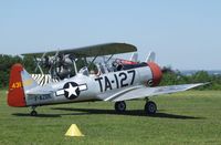 F-AZBE @ LFFQ - North American T-6C Texan at the Meeting Aerien 2012, La-Ferte-Alais