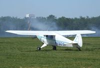 N7801H @ LFFQ - Piper PA-12 Super Cruiser at the Meeting Aerien 2012, La-Ferte-Alais