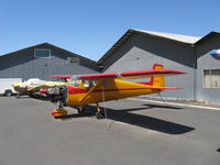 N5804E @ SZP - 1959 Cessna 150, Continental O-200-A 100 Hp, engine cowls off - by Doug Robertson