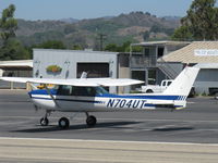 N704UT @ SZP - 1976 Cessna 150M, Continental O-200 100 Hp, on Rwy 22 - by Doug Robertson