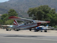 N1603G @ SZP - 1968 Champion 7ECA CITABRIA, Lycoming O-235 115 Hp, landing Rwy 22 - by Doug Robertson