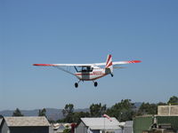 N1603G @ SZP - 1968 Champion 7ECA CITABRIA, Lycoming O-235 115 Hp, on final Rwy 22 - by Doug Robertson