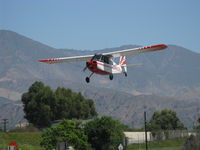 N1603G @ SZP - 1968 Champion 7ECA CITABRIA, Lycoming O-235 115 Hp, on final Rwy 22-in pattern practice dual instruction - by Doug Robertson