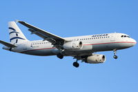SX-DVG @ EGLL - Aegean Airlines - by Chris Hall