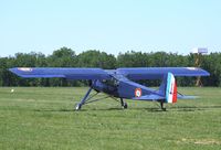 F-AZCP @ LFFQ - Morane-Saulnier MS.502 Criquet (post-war french Fi 156 Storch with Salmson radial engine) at the Meeting Aerien 2012, La-Ferte-Alais - by Ingo Warnecke