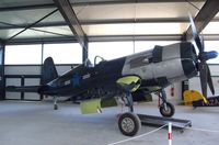 F-AZEG @ LFFQ - Vought F4U-5NL Corsair (minus wings, being restored) at the Meeting Aerien 2012, La-Ferte-Alais - by Ingo Warnecke