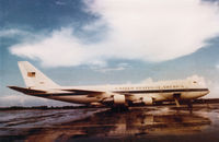 73-1676 @ MHZ - E-4A of the 1st Airborne Command & Control Squadron seen at RAF Mildenhall in November 1995. - by Peter Nicholson