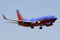 N449WN @ DAL - Landing at Dallas Love Field - by Zane Adams