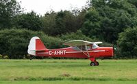 G-AHHT @ EGHP - Originally owned to, Auster Aircraft Ltd in May 1946 and currently a Trustee of, Southdowns Auster Group since August 1993.