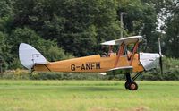 G-ANFM @ EGHP - Ex: T5888 > G-ANFM - Originally owned to, The Norfolk & Norwich Aero Club Ltd in October 1953 and currently a Trustee of, Reading Flying Group since April 2000. - Also used in a Thunderbirds film, as Thunderbird 6