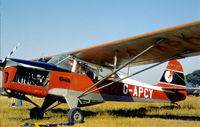 G-APCY @ EGLD - Auster J-1N Alpha as seen at Denham in the Summer of 1976. - by Peter Nicholson