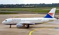 9A-CTG @ EDDL - Airbus A319-112 [0767] (Croatia Airlines) Dusseldorf~D 23/05/1998. Taken from a slide.