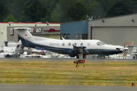 N505P @ BFI - 2003 Pilatus PC-12/45, c/n: 505 through the heat haze at BFI - by Terry Fletcher