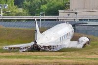 N15748 @ BFI - 1945 Douglas DC3, c/n: 6337 ex USAF 43-2013 derelict at BFI - by Terry Fletcher