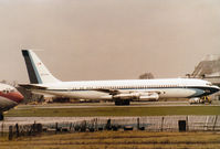 N707AR @ EGSS - ARCO Boeing 707-123B seen at Stansted in December 1979. - by Peter Nicholson