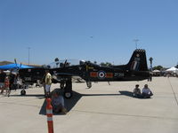 N208PZ @ CMA - Short Bros. PLC S312 TUCANO T1 Mk.1, Garrett TPE331-12B turboprop 1,100 shp, Martin-Baker MB 8LC ejection seats fire through canopies detonated with miniature detonating cord - by Doug Robertson