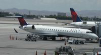 N633SK @ KLAS - Delta Connection Bombardier CRJ-700 at the gate. - by Kreg Anderson