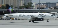 XA-VOB @ KLAS - Volaris Airlines Airbus A319-100 taxiing to its gate. - by Kreg Anderson
