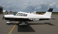 N933BK @ KBRD - Piper PA-28-140 Cherokee on the line in Brainerd, MN.